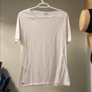 Lacoste white tee